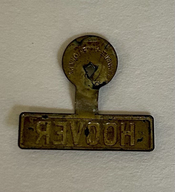 1928 Herbert Hoover Lapel Pin Campaign Presidential Political