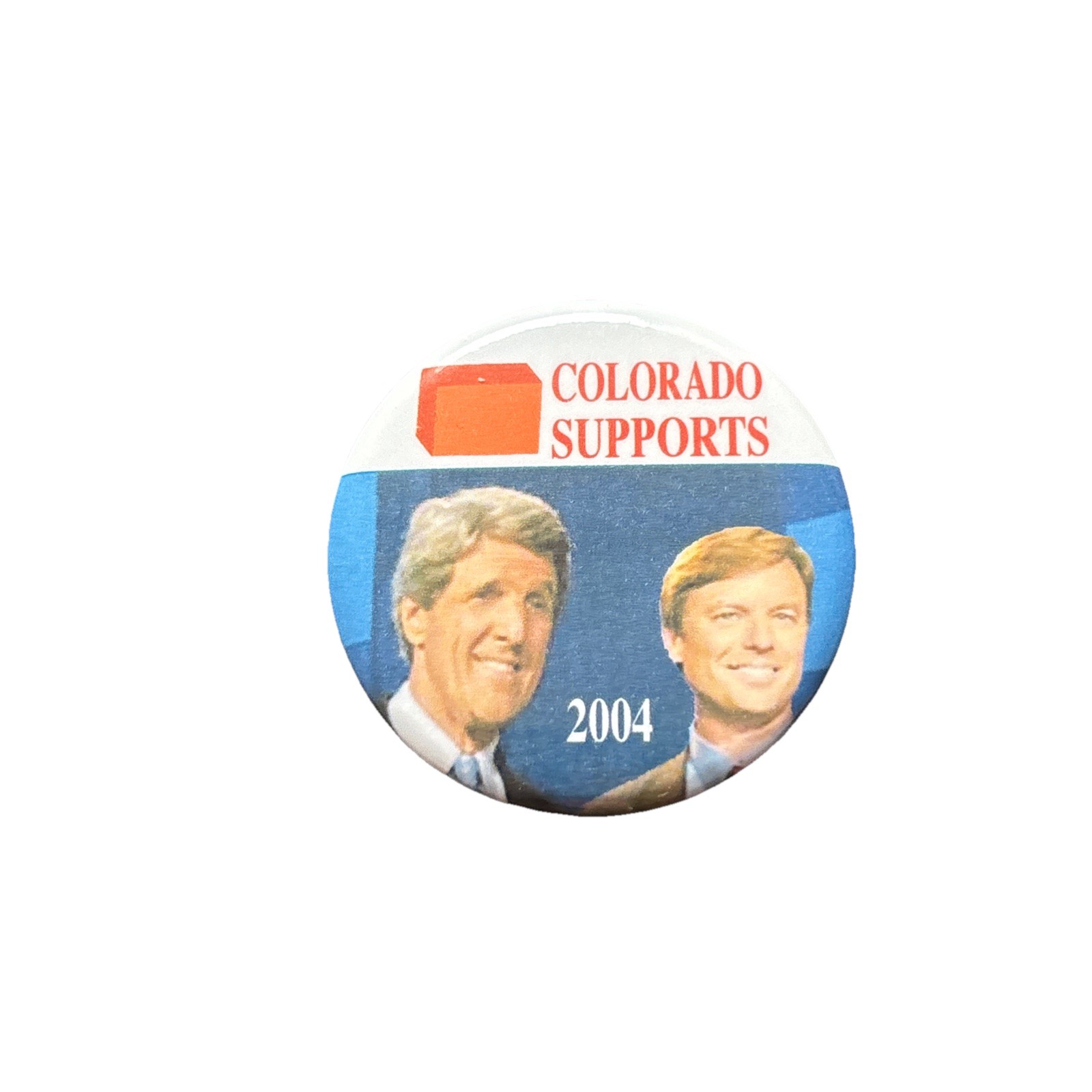 2004 John Kerry for President Colorado 50 State Pin 1.75″ Button Edwards