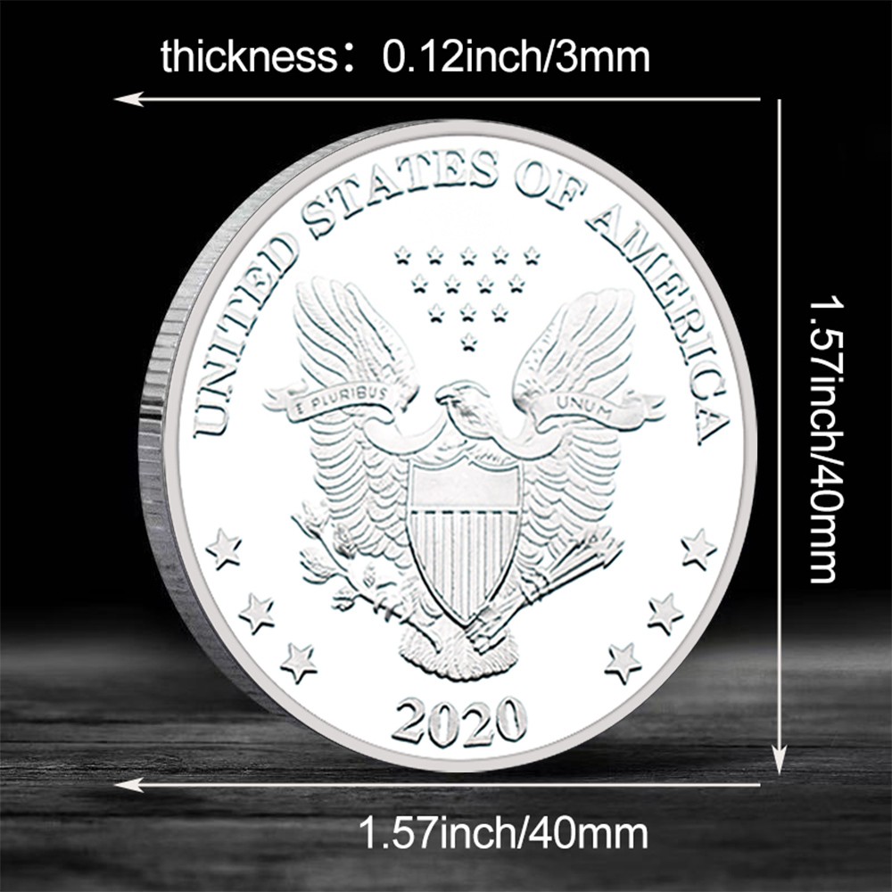 2020 US Presidential Silver Plated Coin – Joe Biden Liberty Collectible Medal