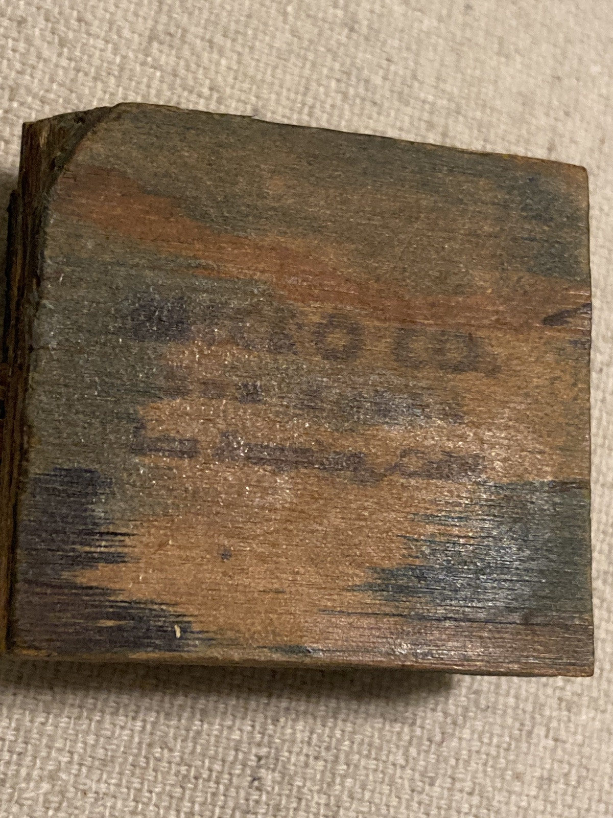 Barry Goldwater For President Wood stamp Press Campaign Republican Vintage Old