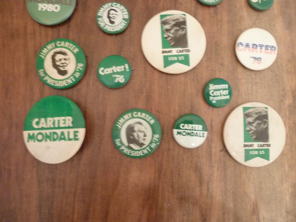 Jimmy Carter Lot of 16 Buttons Pins Pinbacks President Political Democrat
