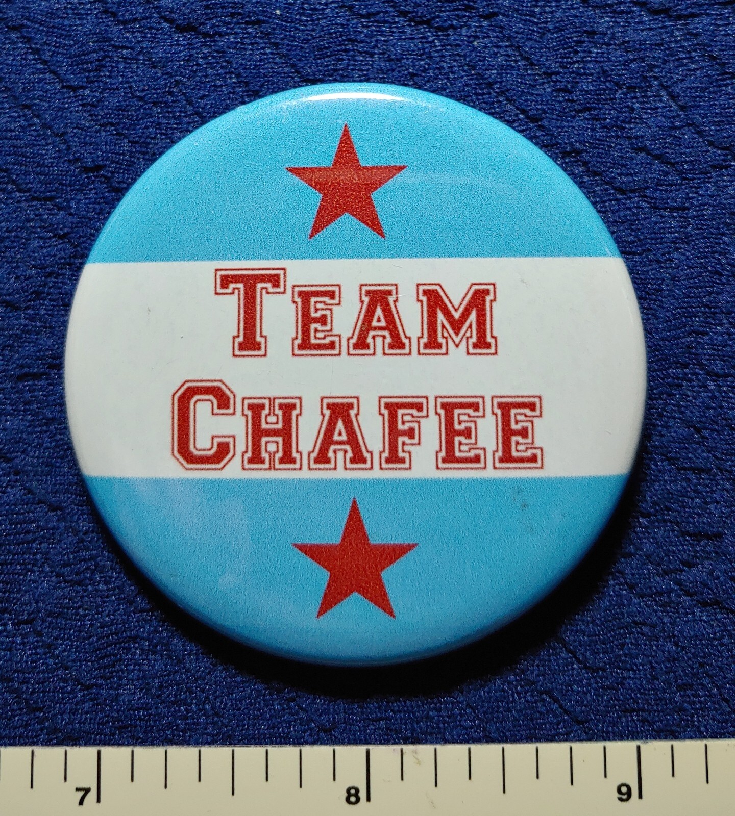 TEAM CHAFEE NEW HAMPSHIRE STATE CONVENTION PRIMARY 2015 POLITICAL PINBACK BUTTON
