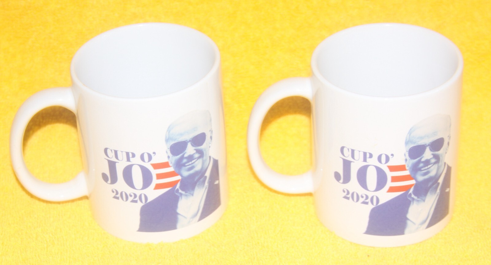 Set of 2 – 2020 Joe Biden Cup O Joe Coffee Mug Presidential Memorabilia
