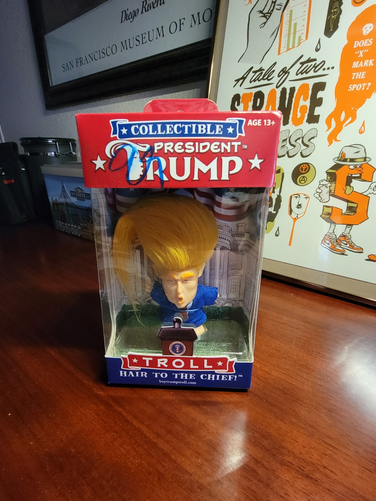 President Donald Trump Collectible Troll Doll “ Hair To The Chief “ NEW in Box!