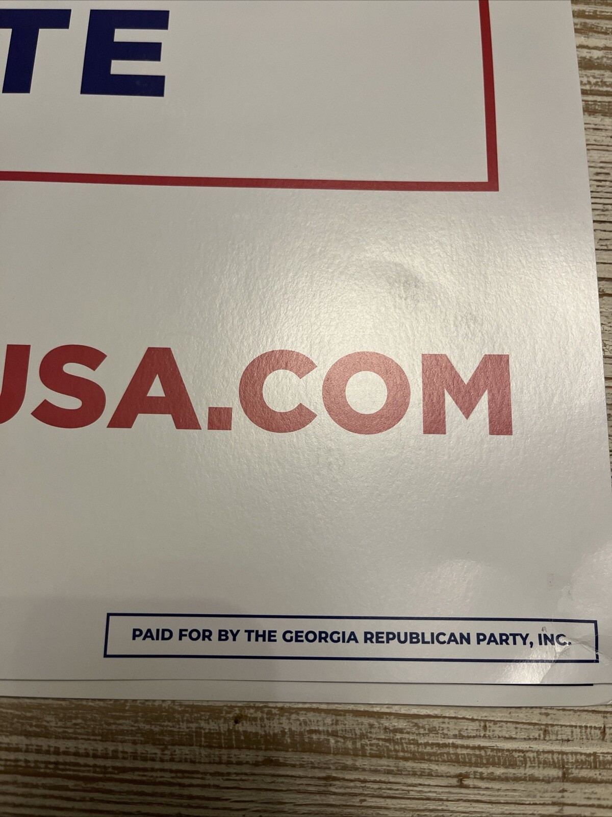 *INAUG SALE* Mix/Match any 2x Trump/Vance Official Campaign Placard Rally Signs