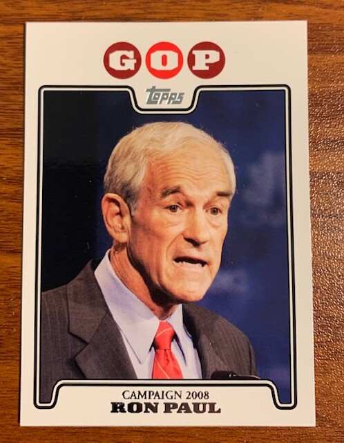 2008 Topps Democrat #C08-RP Ron Paul Free Shipping