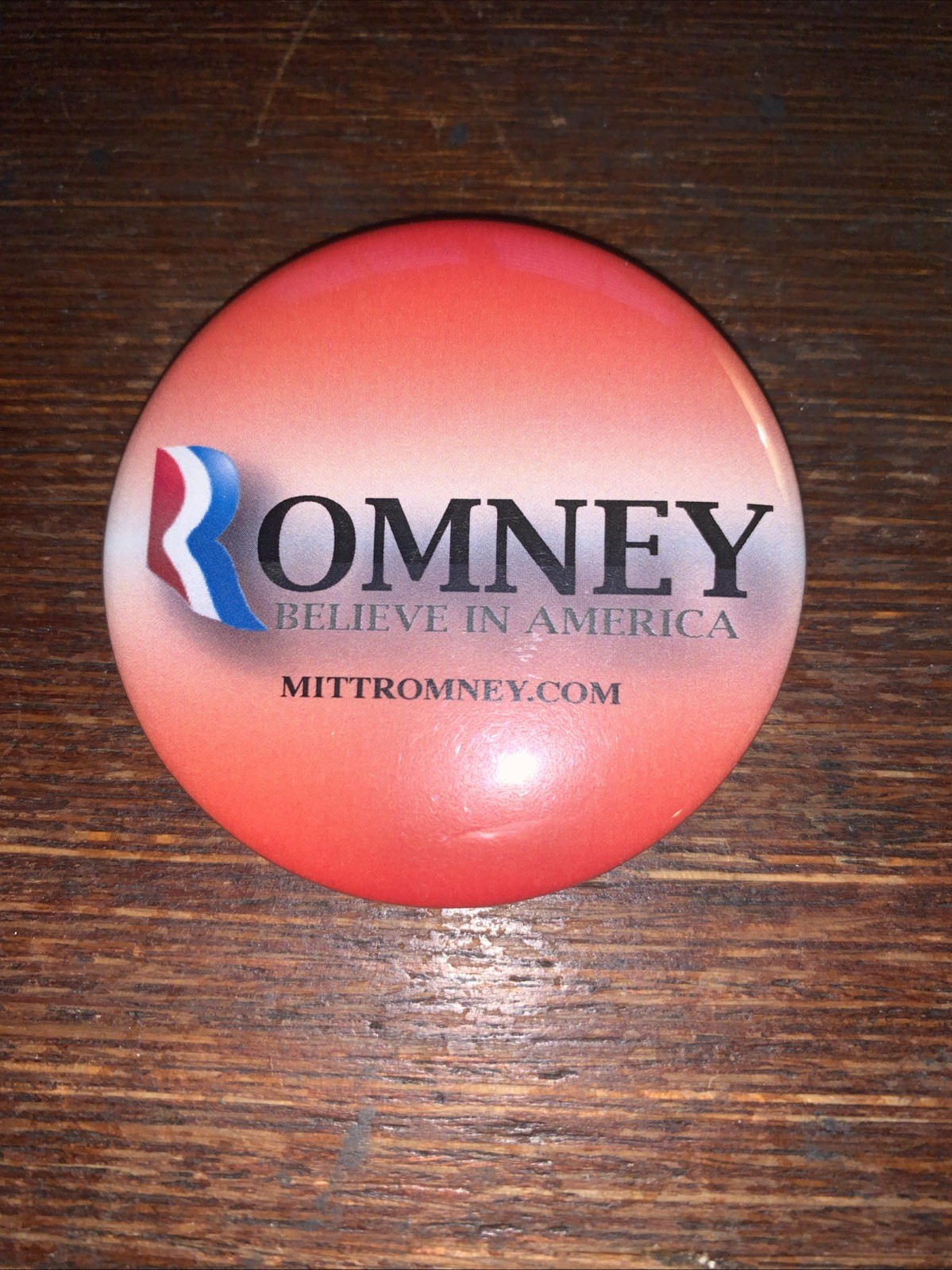 Mitt Romney 2012 Presidential Campaign 2.25 Inch Pinback Button
