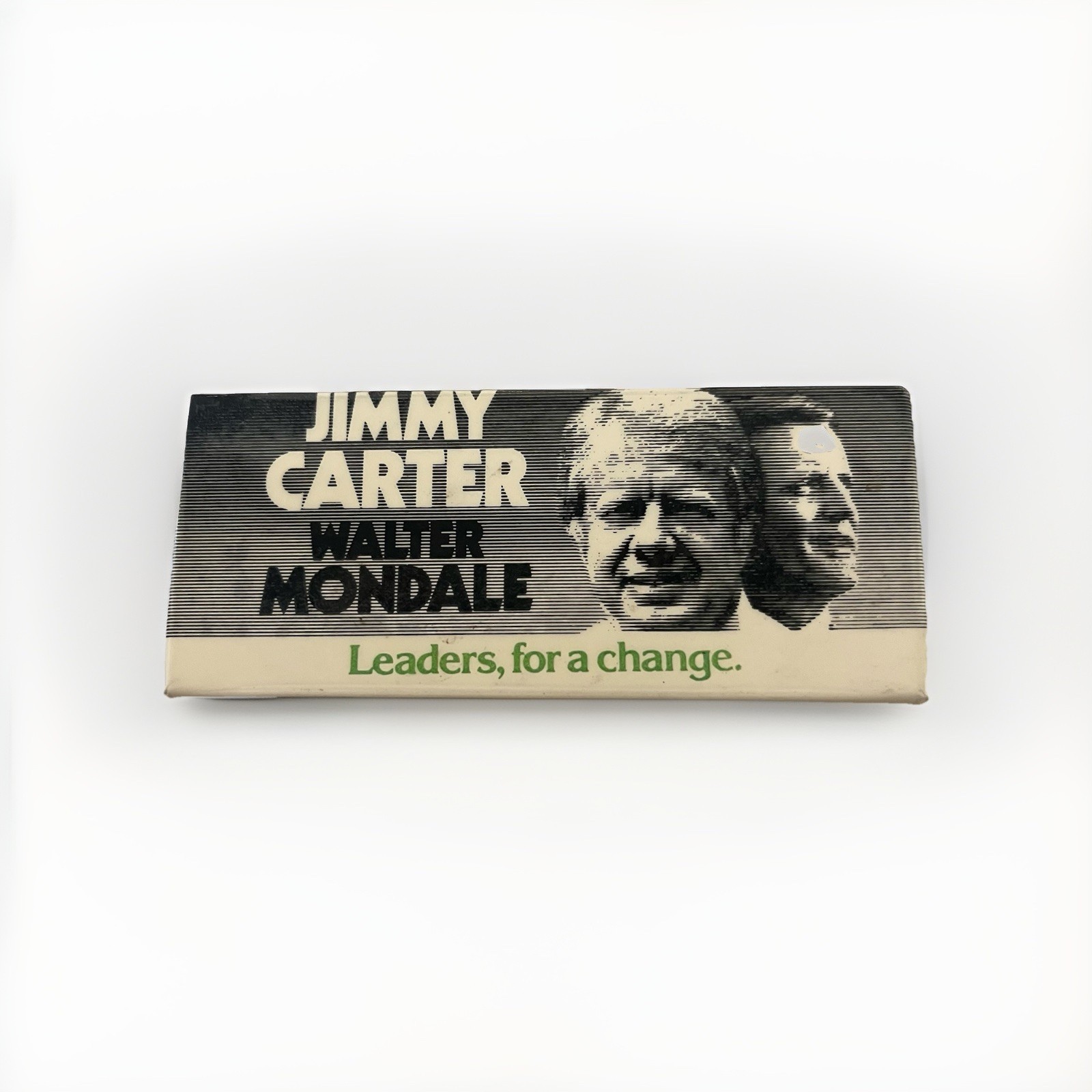 Vintage Jimmy Carter & Walter Mondale “Leaders for a Change” Pin