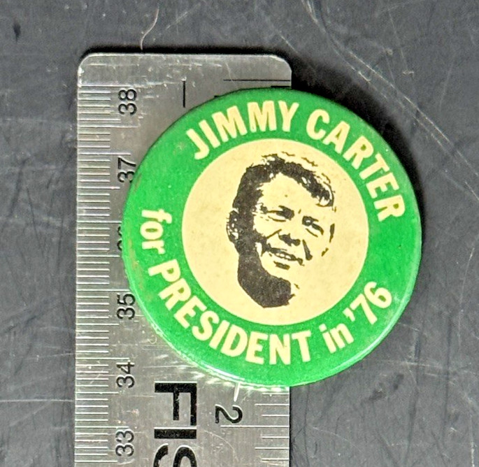 Vintage Jimmy Carter 1976 Campaign Button Lot (8) Carter for President