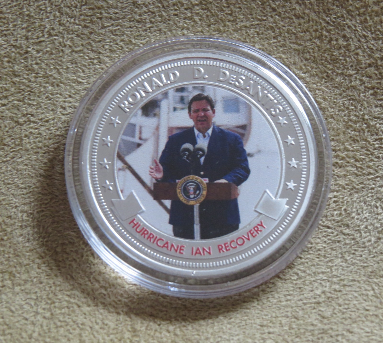 Ronald D. DeSantis Commemorative Coins – 7 Silver Plated Proof Coins