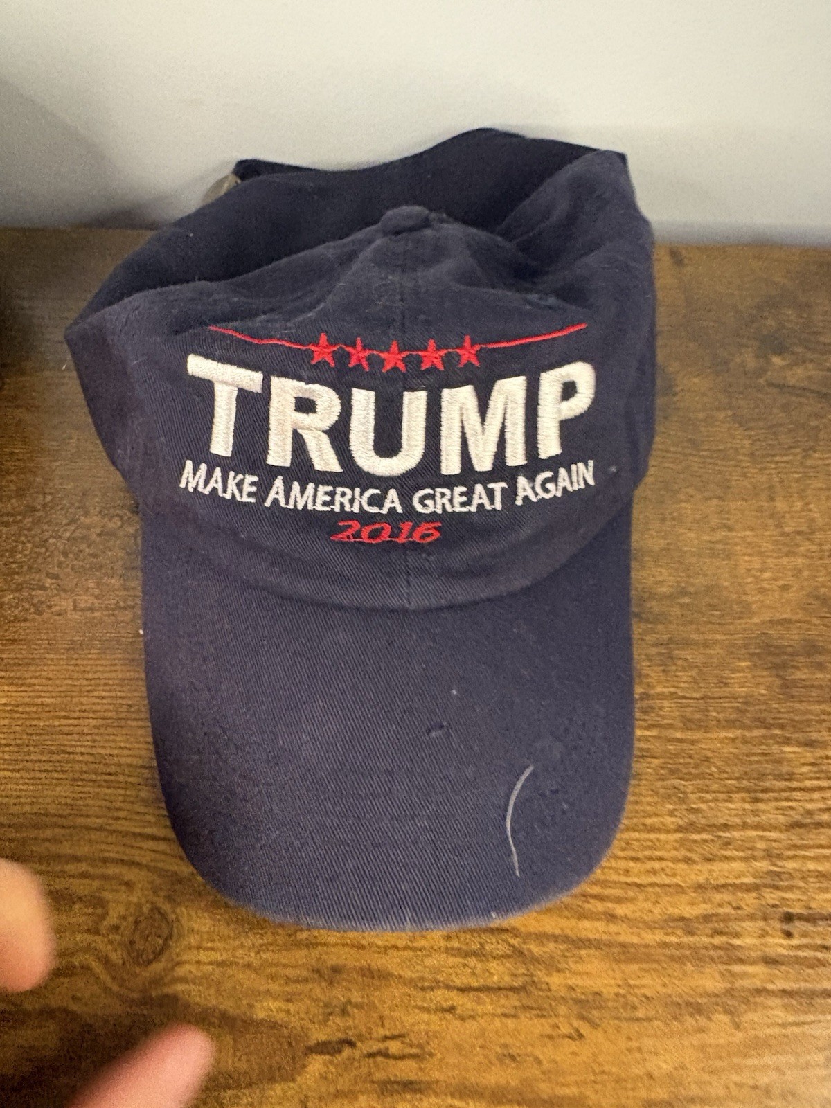 City Hunter USA Trump 2016 MAGA Navy Blue Adjustable Hat Cap