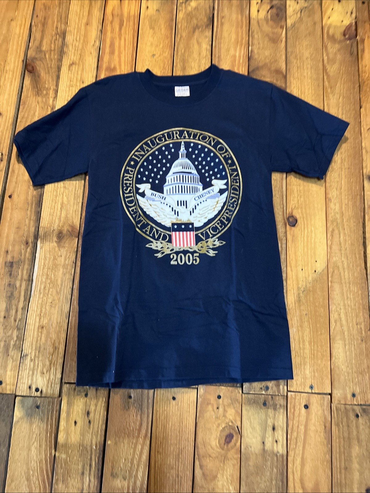 2005 President And Vice President Inauguration Shirt Bush Cheney Small Gildan