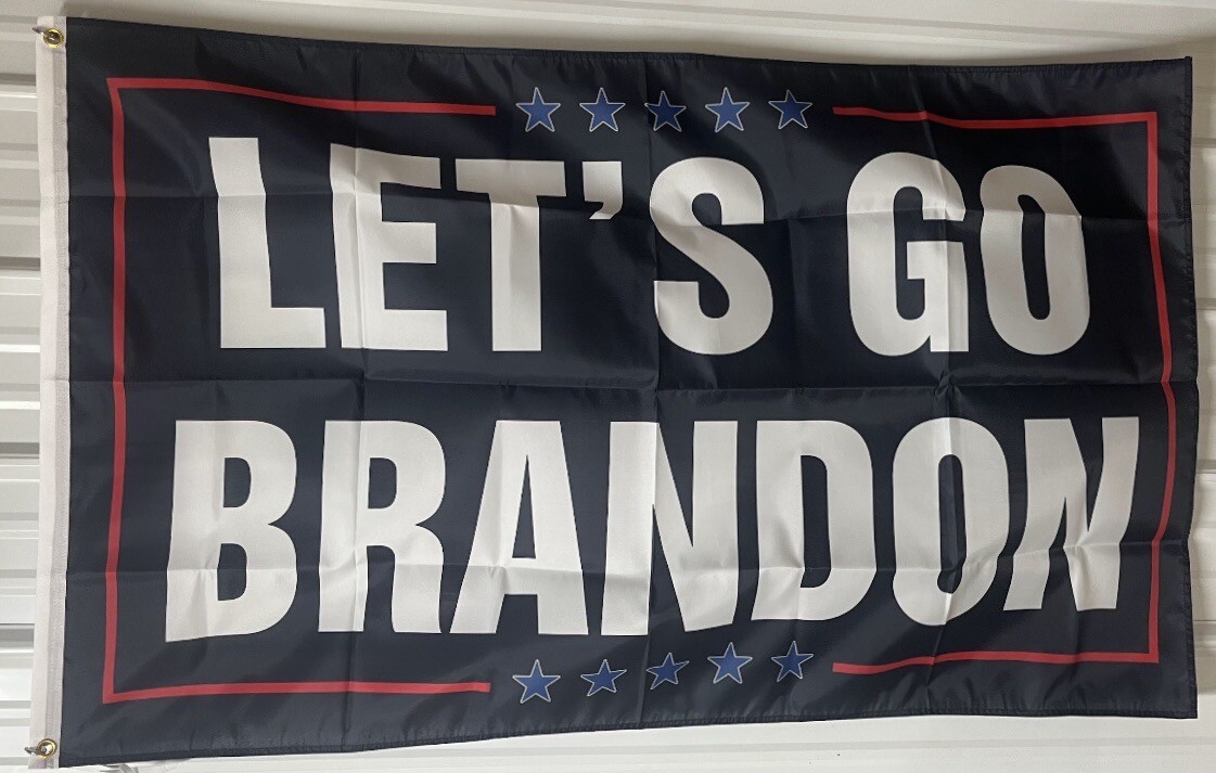 Trump Flag FREE SHIPPING Let’s Go Brandon USA Beer Banner Man cave Sign 3×5