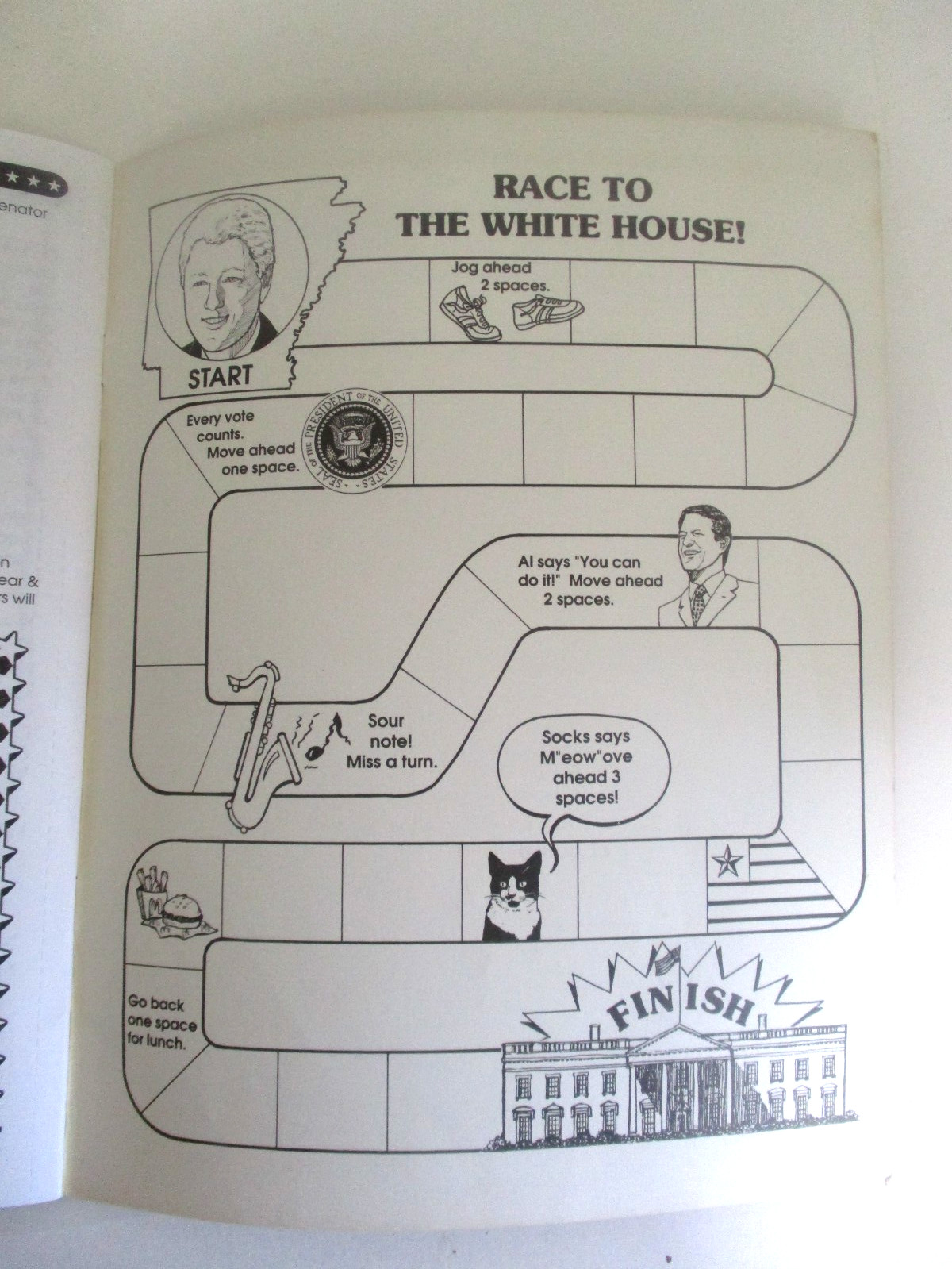 Anti- Clinton Political Shirt Size L + “The Clintons” First Family Info Book