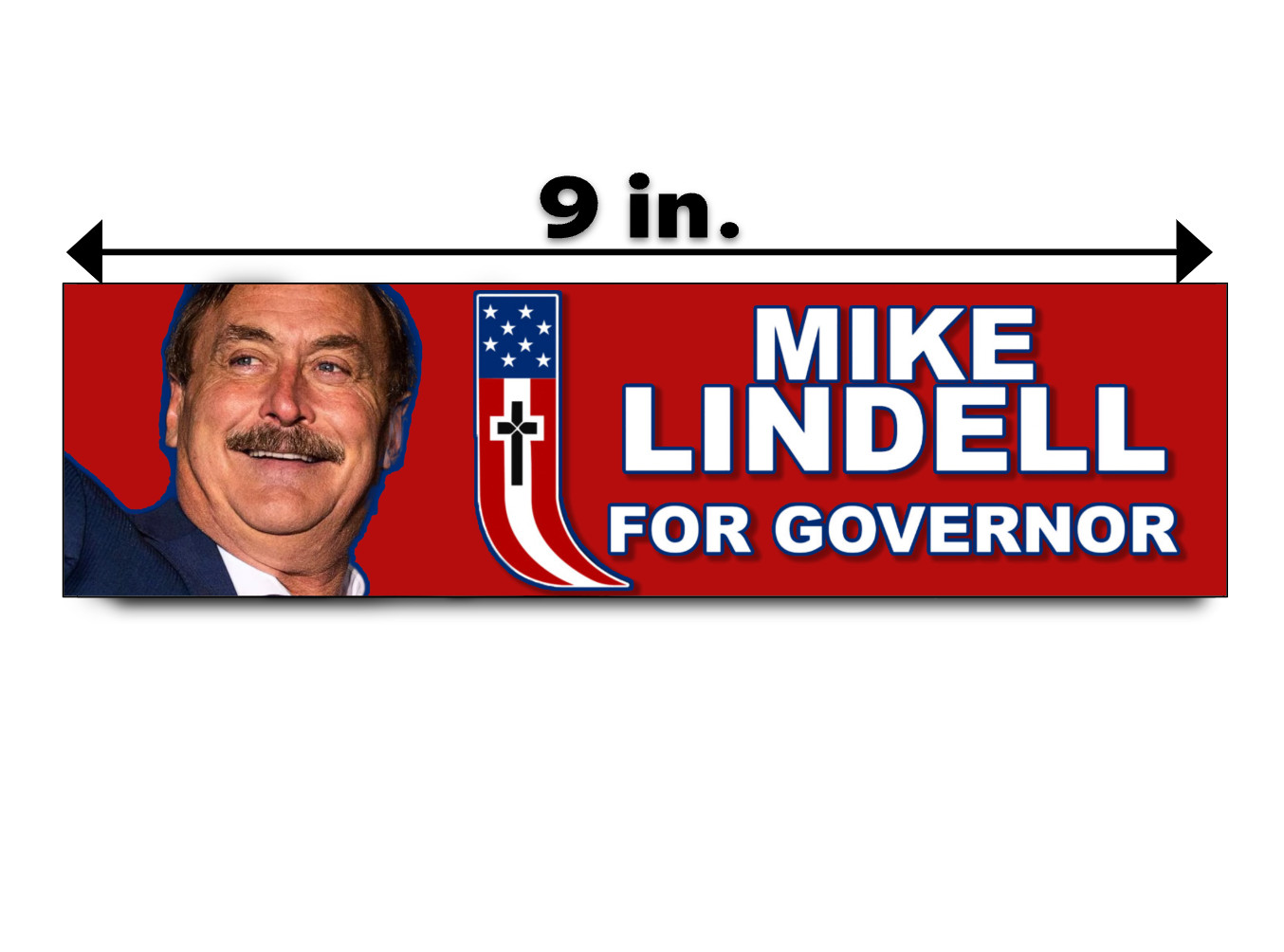 Mike Lindell Minnesota Governor Bumper Sticker Decal Political Republican 2026
