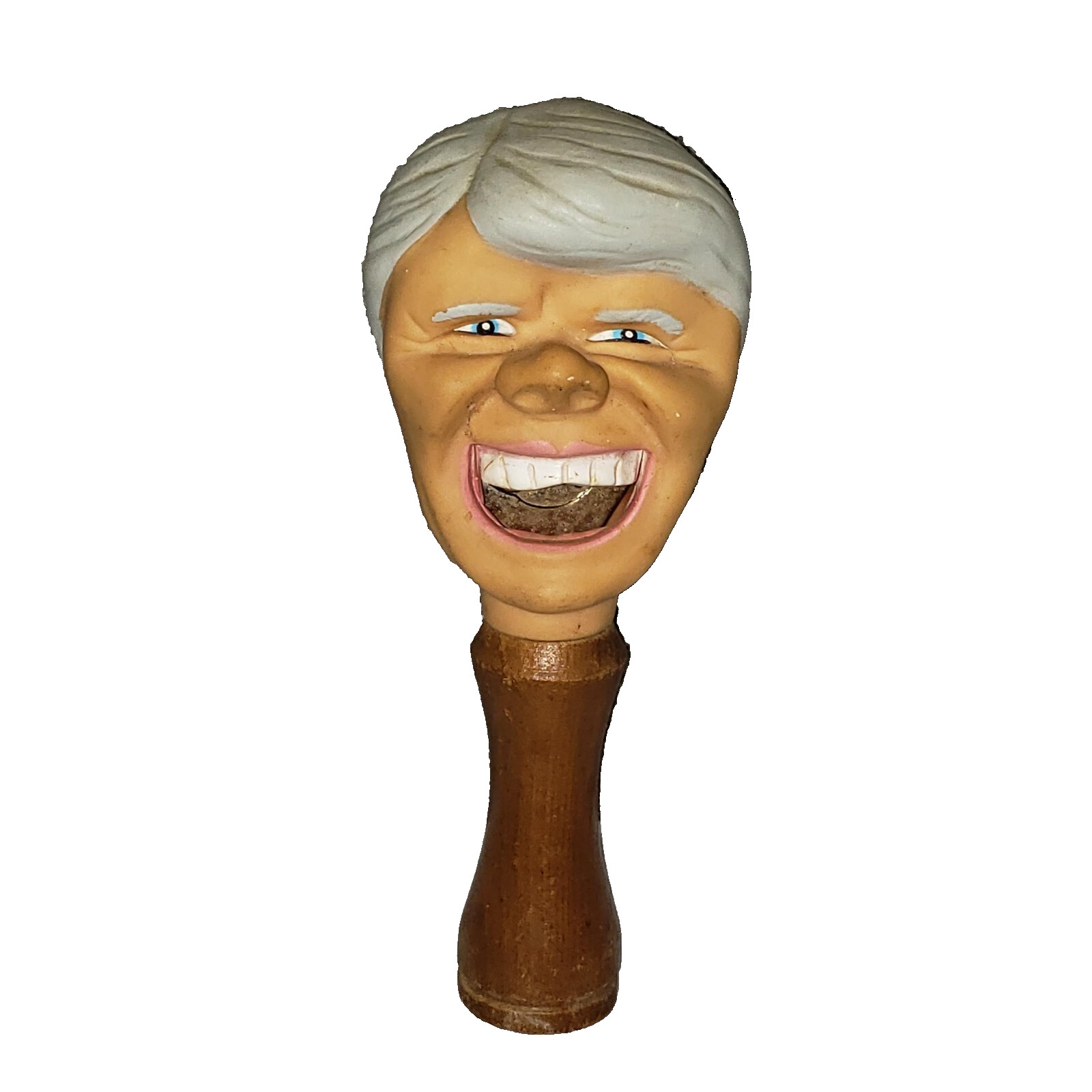 Vtg 1976 Bottle opener President Jimmy Carter Head