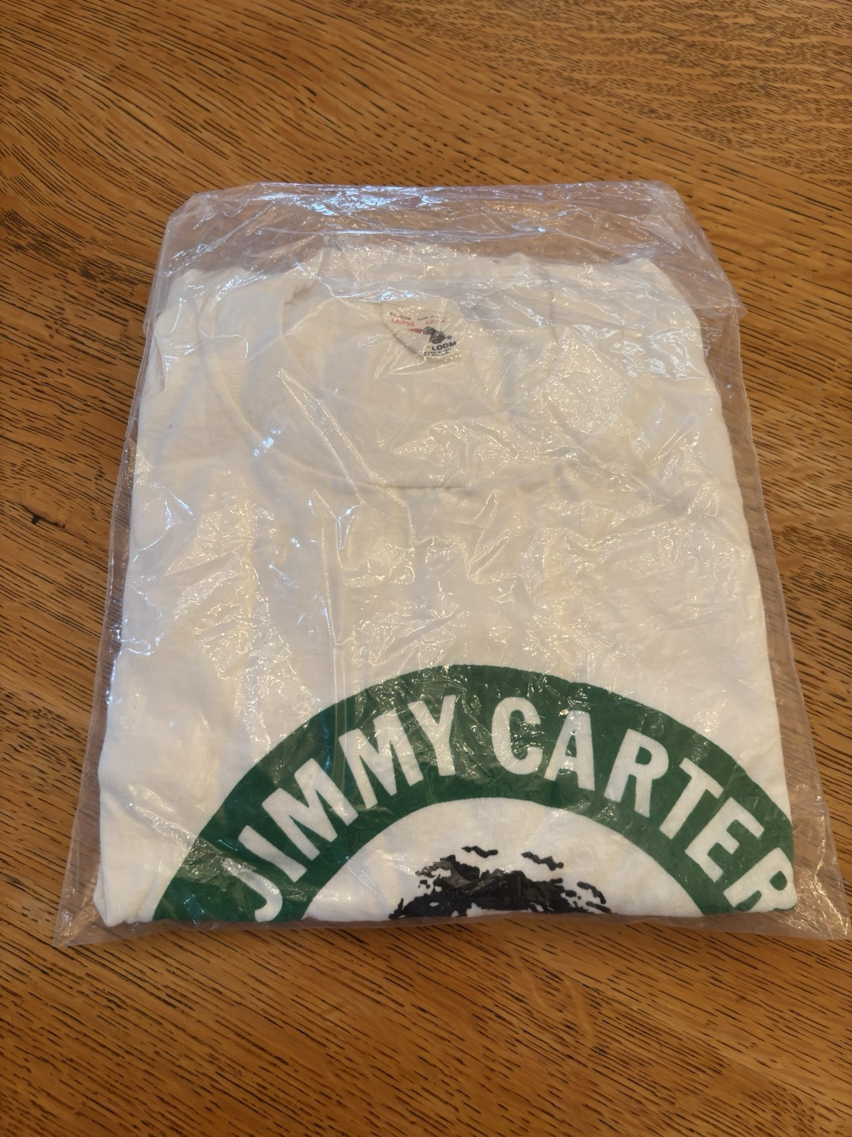 NOS 1970s Political Tshirt Jimmy Carter For President Vintage Tee Large