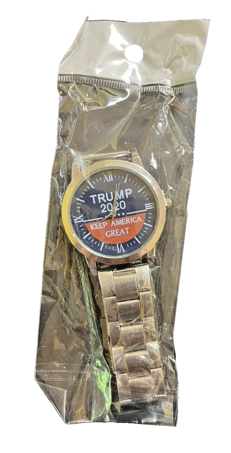 New Sealed Donald Trump 2020 Keep America Great Mens Watch
