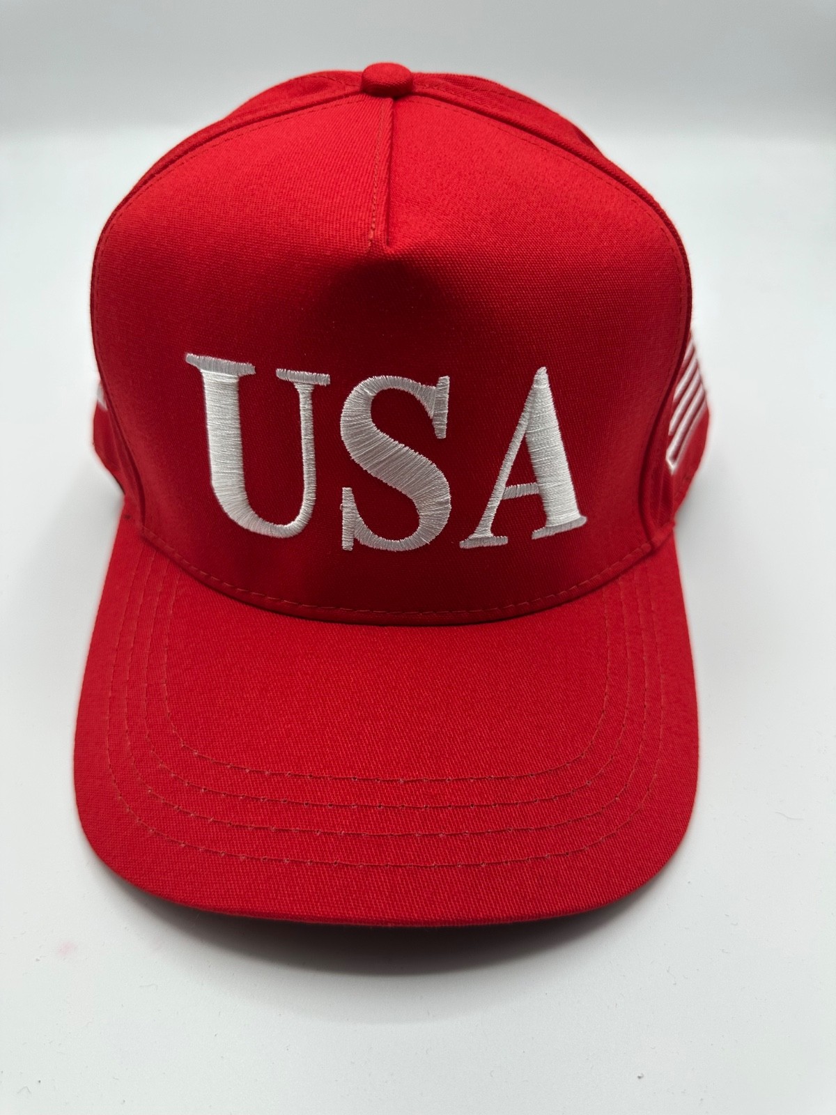 Official Trump USA 45-47 Cali Fame Red Snapback Hat Cap