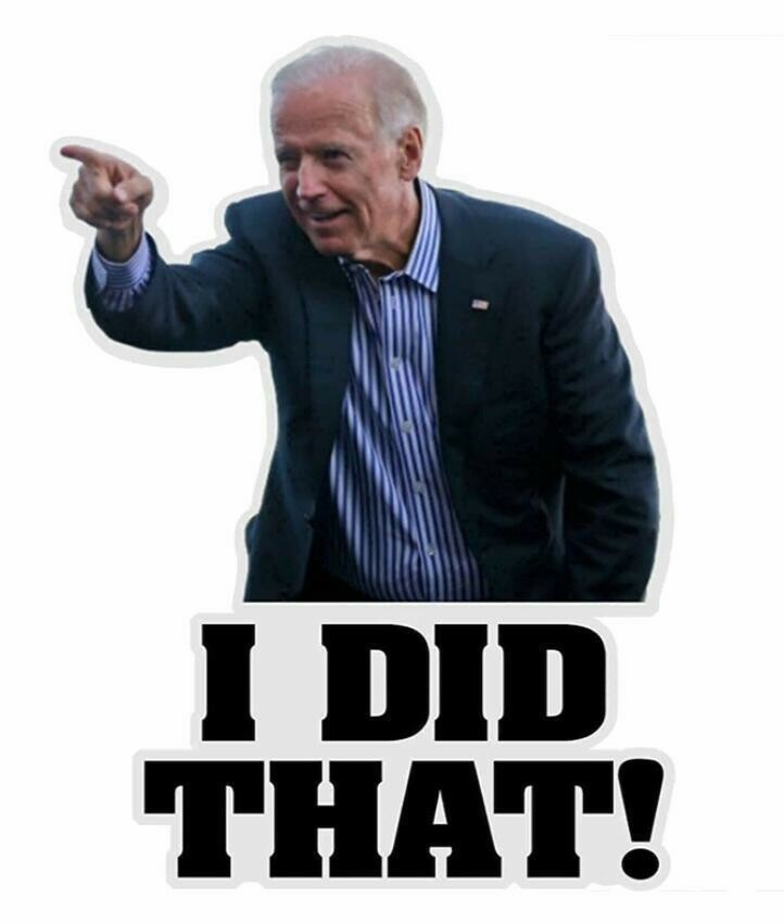 100pcs Joe Biden “I DID That “Stickers Biden Funny Humor Decals Car Stickers US
