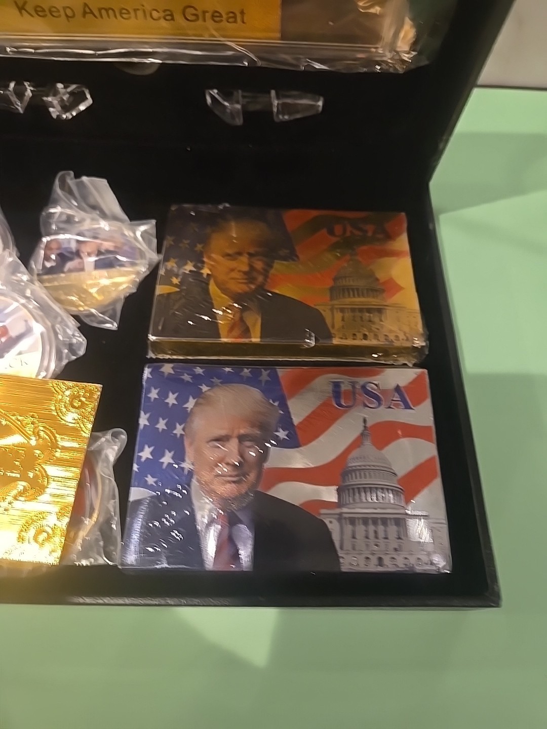 2024 Donald Trump Take America Back Campaign Collectible Coin & Playing Card Set