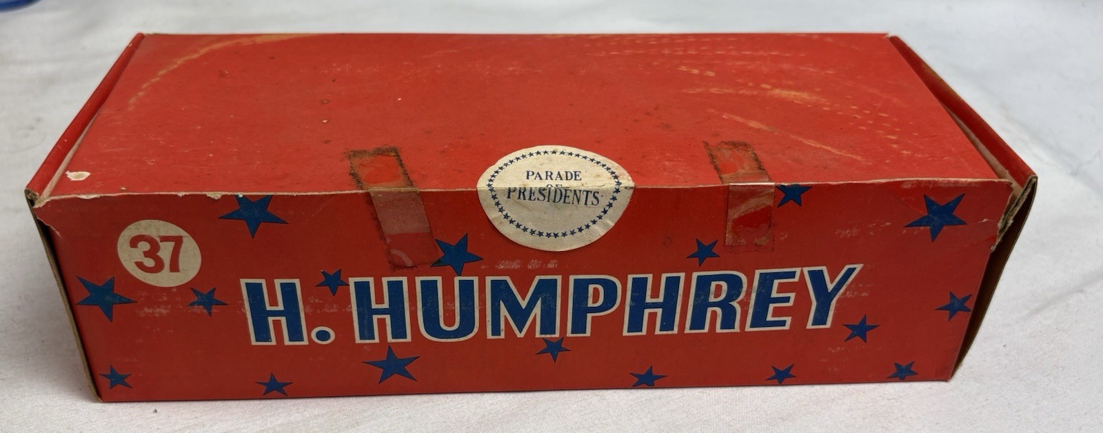 1968 Hubert Humphrey Presidential Campaign Toy Box 24 Figures Sealed NOS Error