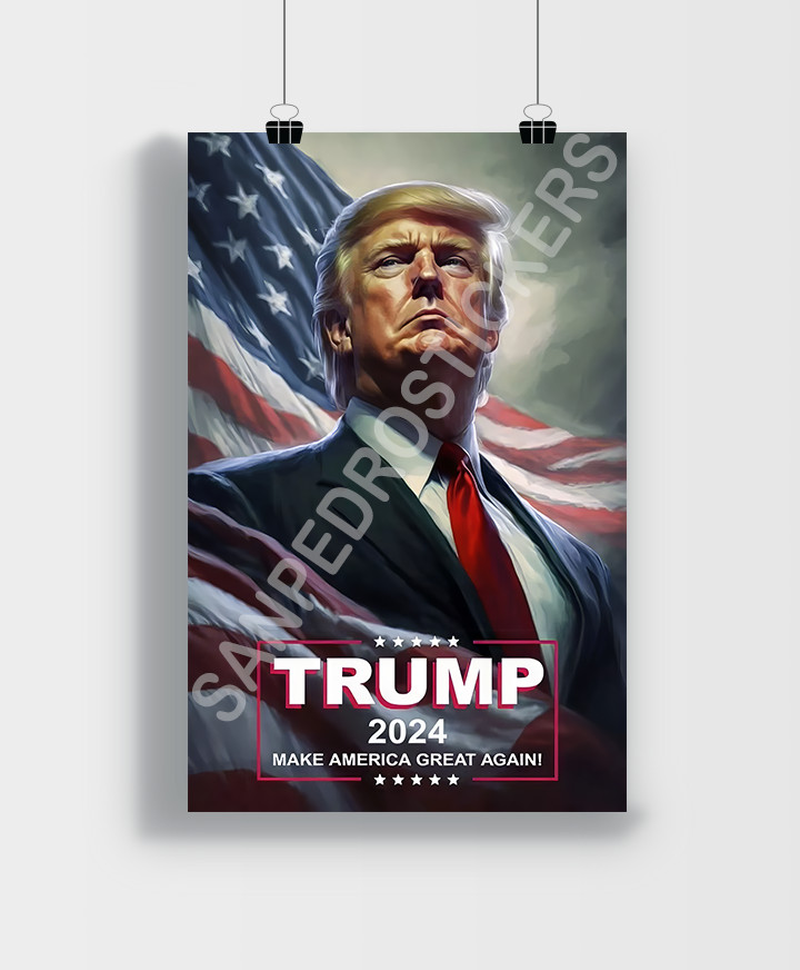 2024 President Elect Donald Trump 2024 13″ x 19″ MAGA Poster Print – Vance 2024