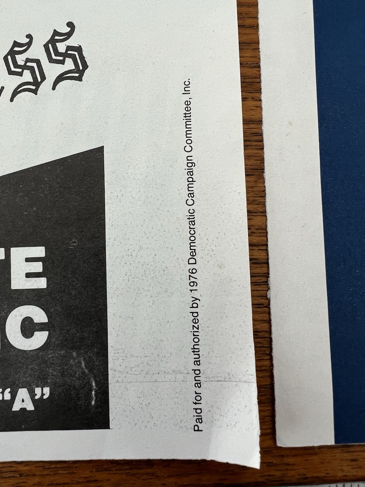 Vintage 3X Bulletins Paper Handouts Jimmy Carter 1976 President Election ILGWU