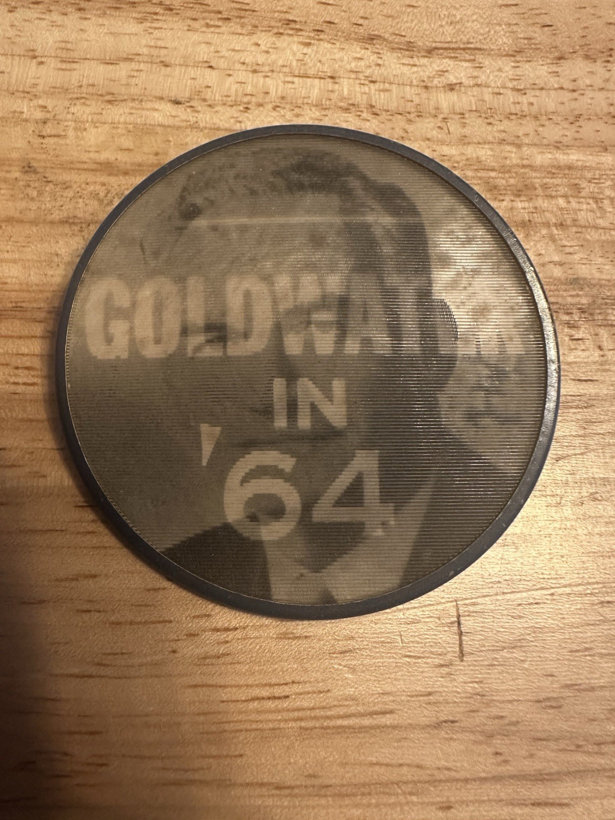 GOLDWATER IN ‘64 Political Campaign VARIVUE Flasher Lenticular PinBack Button