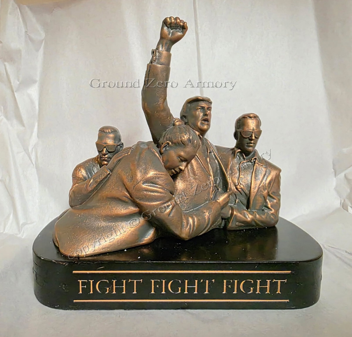 President Donald Trump FIGHT FIGHT FIGHT Mar-A-Largo Statue MAGA Patriot USA #47