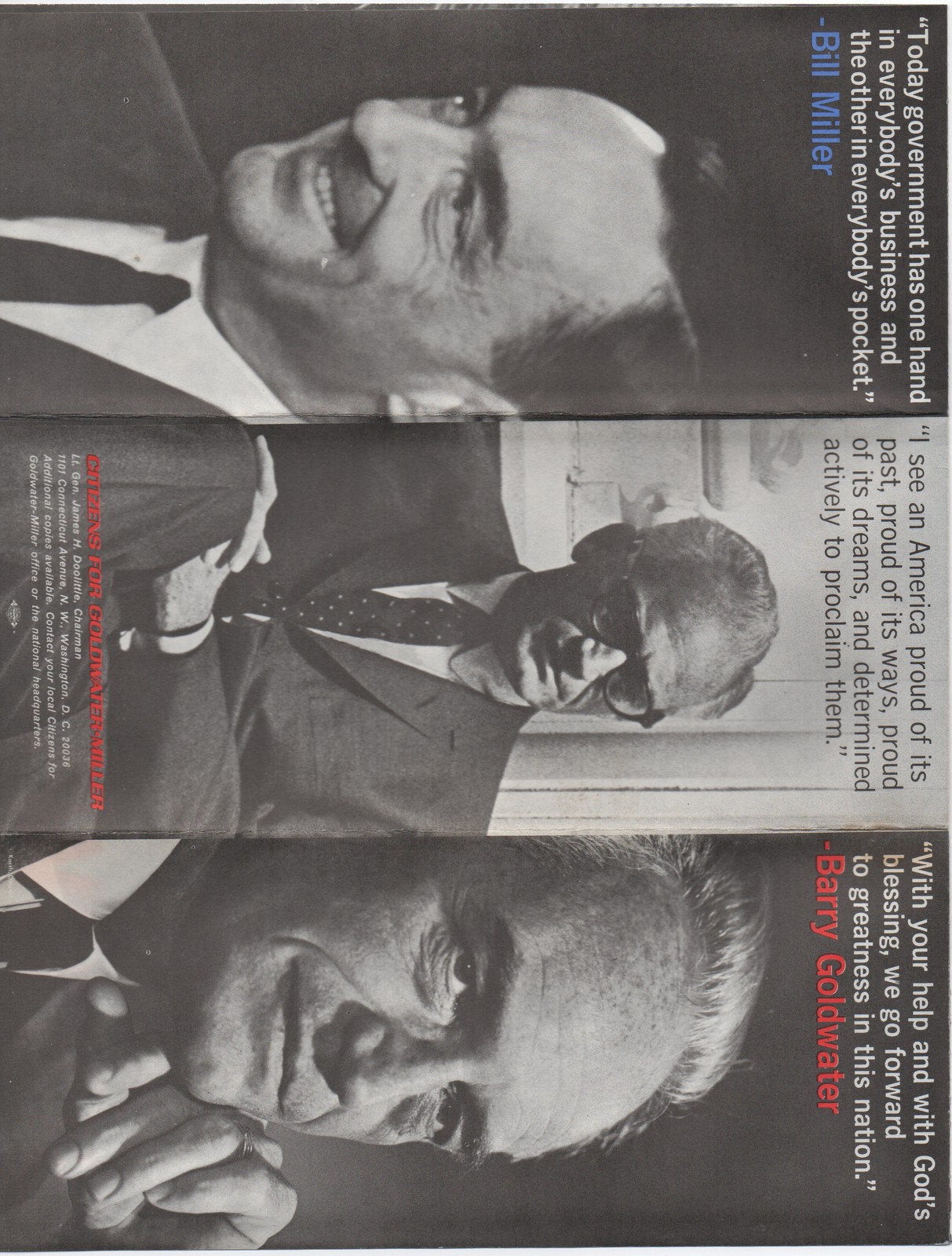 1960s Barry Goldwater for President Political Flier (3)