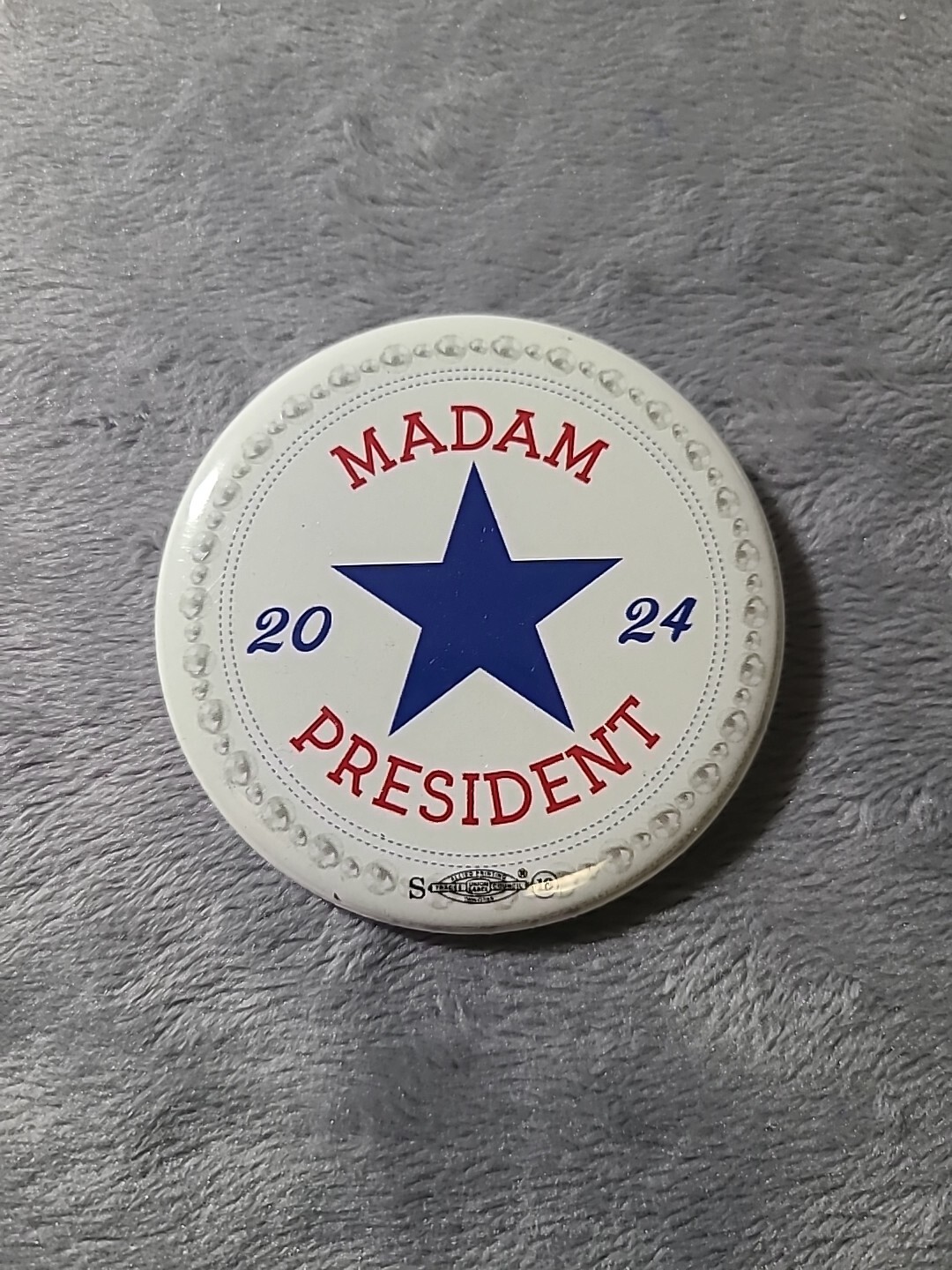 Kamala Harris Madam President Official Campaign Button!!! 2024