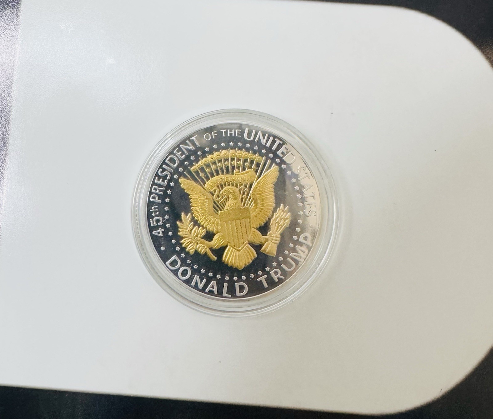 DONALD TRUMP 2020 SILVER GOLD Plated RARE COIN 45th President KEEP AMERICA GREAT