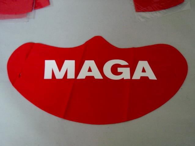 (5) 2020 TRUMP Presidential Campaign MAGA FACE MASKS October 30 WISC (NEW)