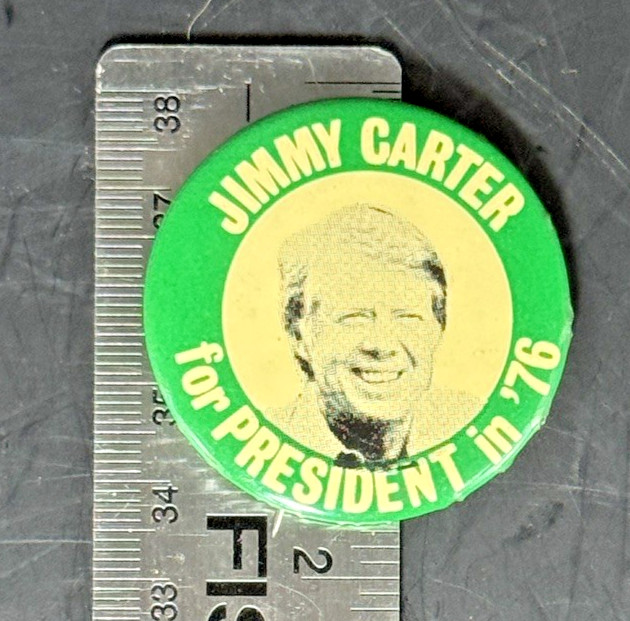 Vintage Jimmy Carter 1976 Campaign Button Lot (8) Carter for President