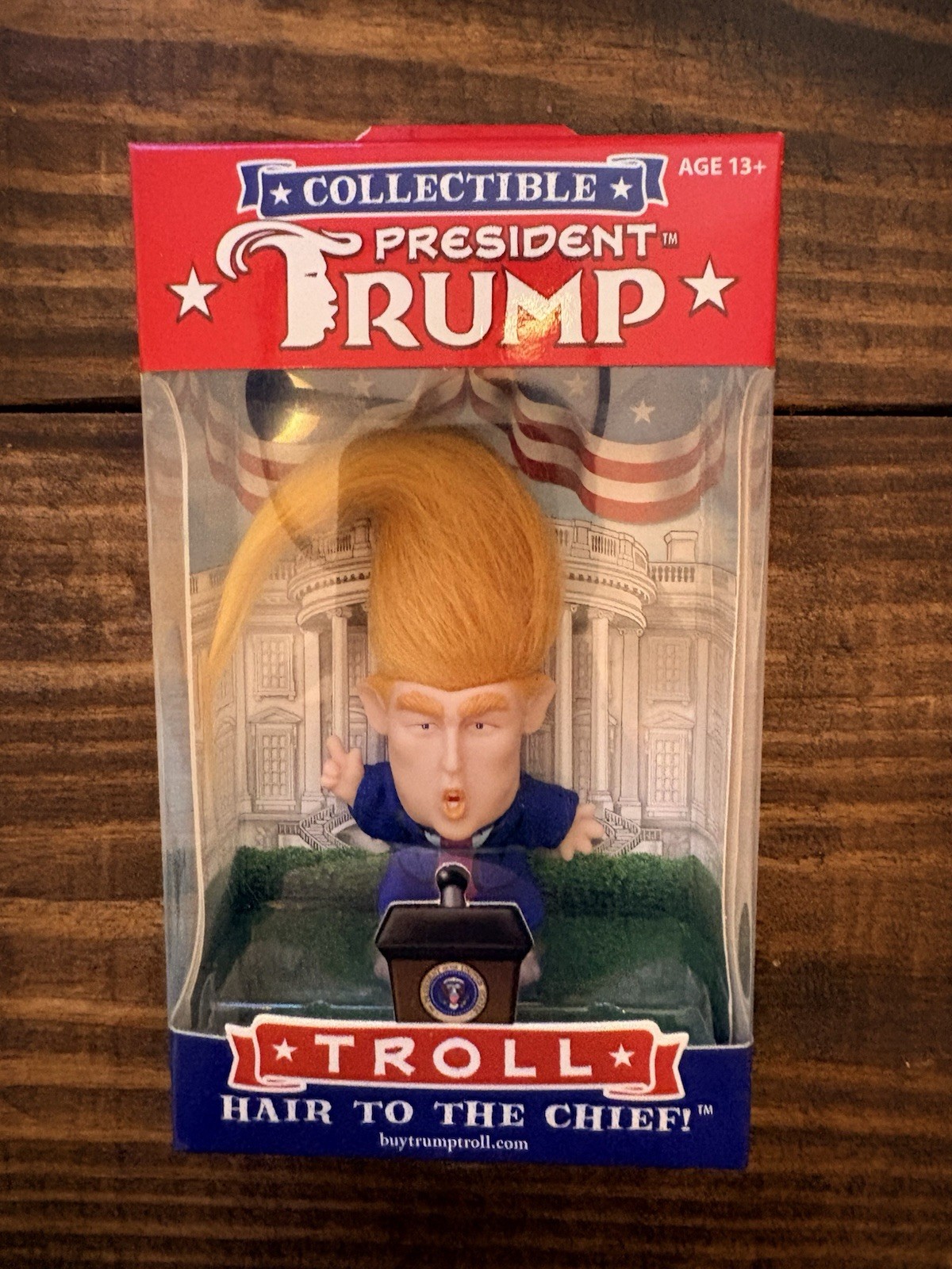 President Donald Trump Collectible Troll Doll Hair to the Chief