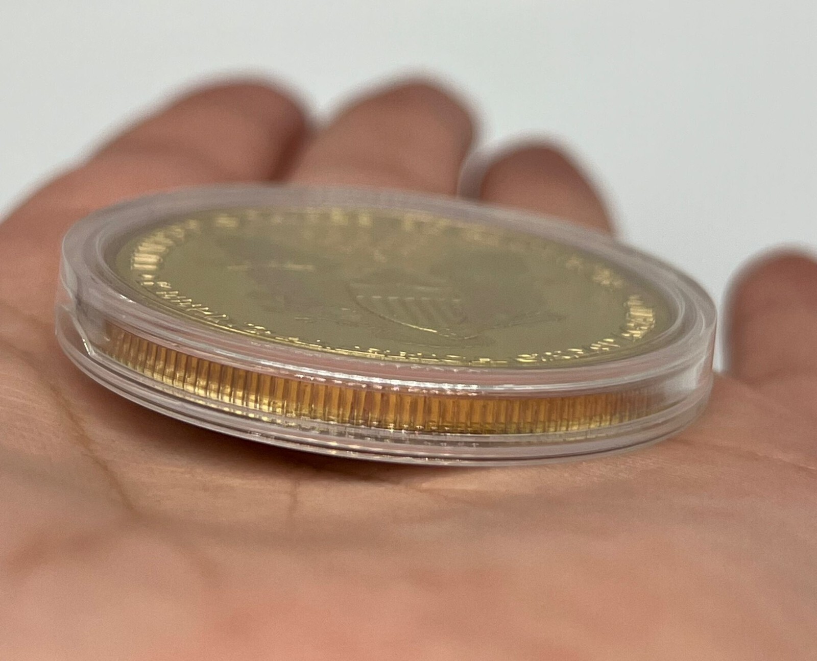 President Donald Trump Coin Gold Silver Plated Keeping America Great Again