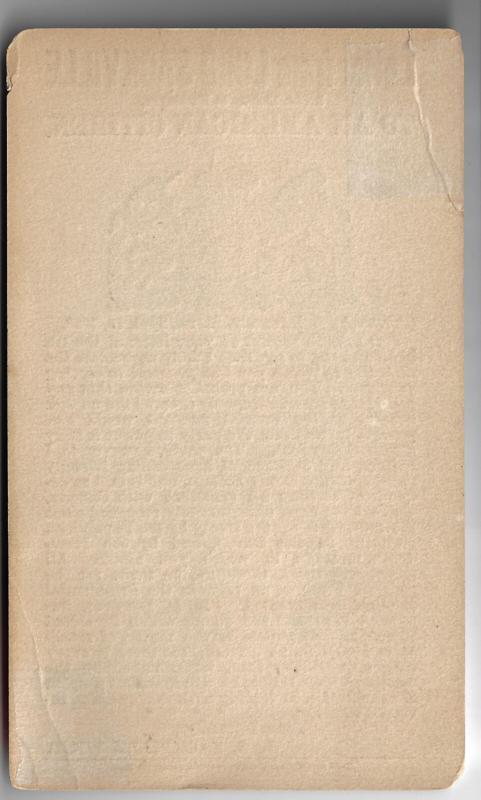 1888 anti-Grover Cleveland Re-election Lord Sackville Letter Prez Campaign Card