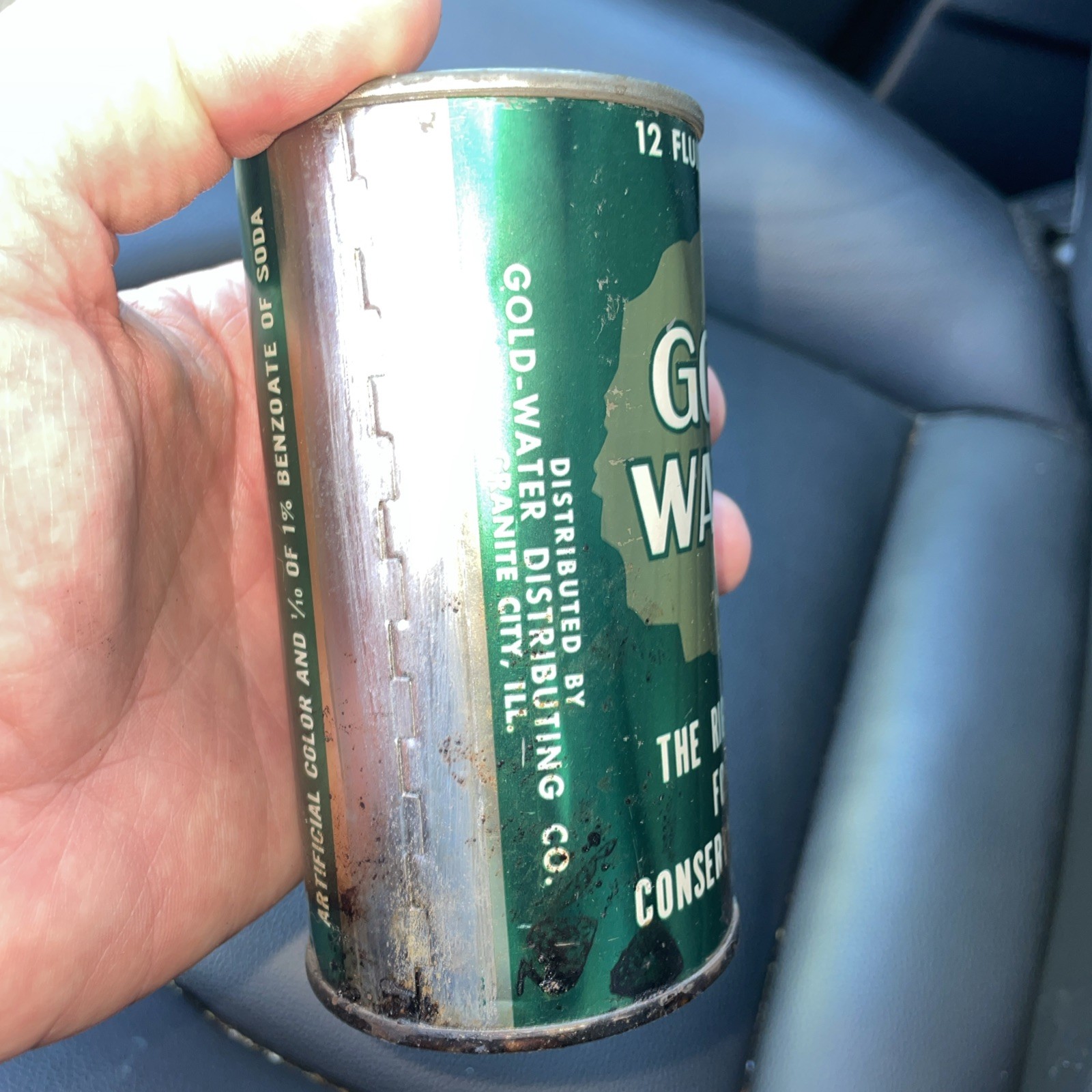 Goldwater Novelty Can granite city Illinois 1964 Presidential Election