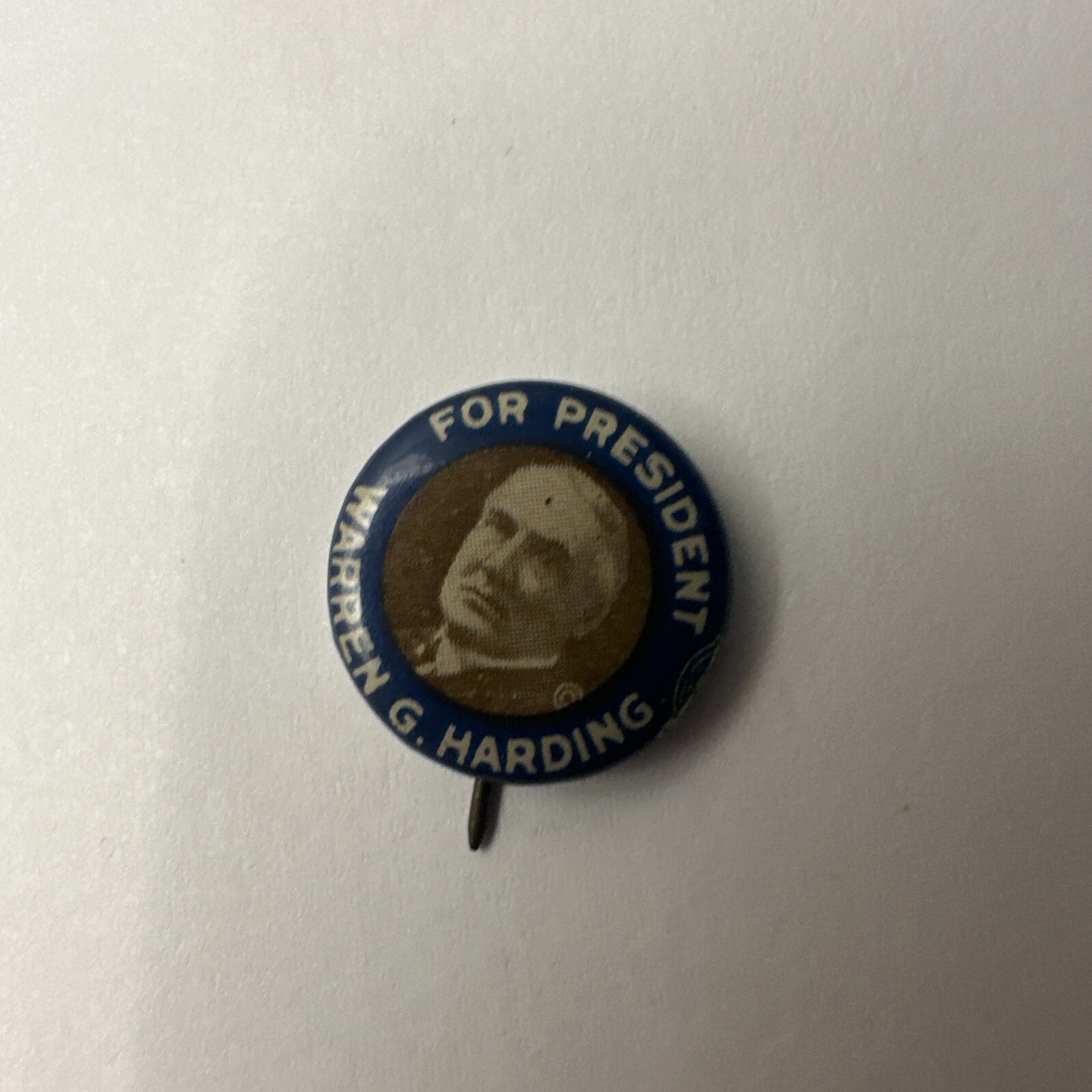 1920 Warren Harding for President pin back button Great condition 1/2 In