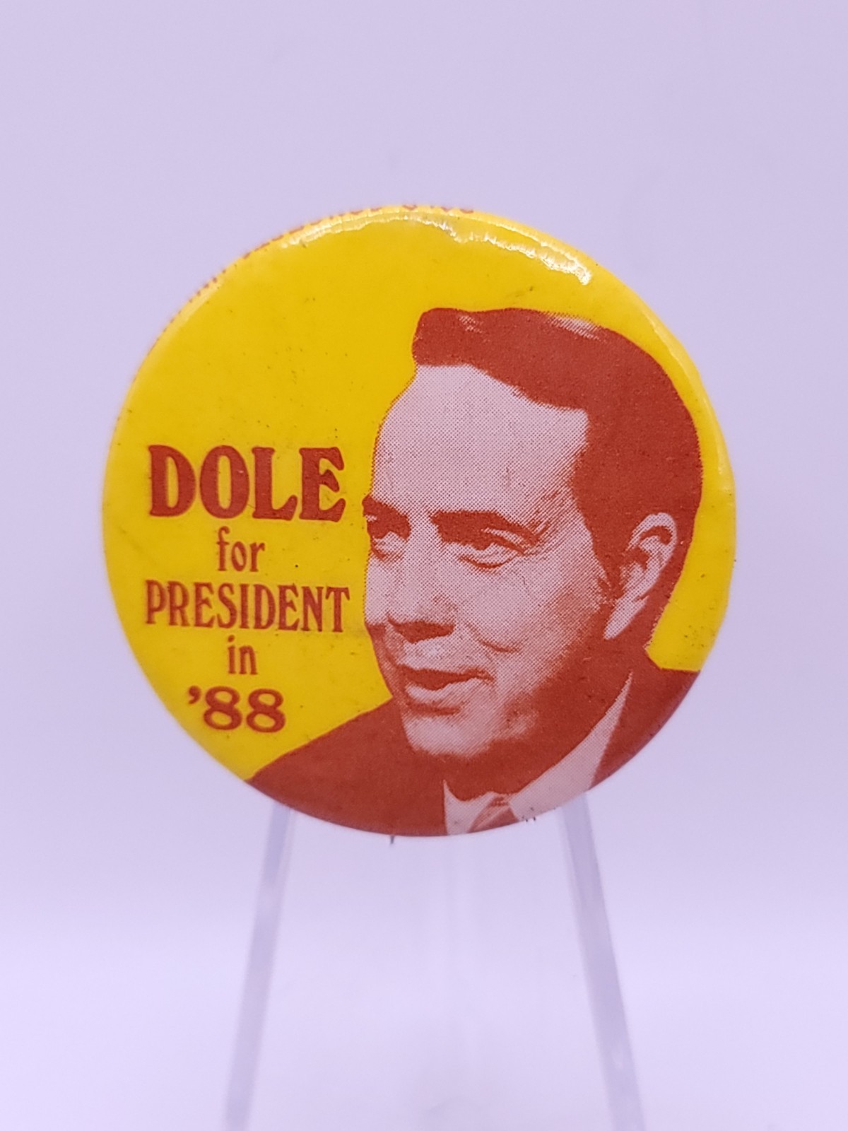 1988 BOB DOLE ” campaign pin pinback button political presidential election