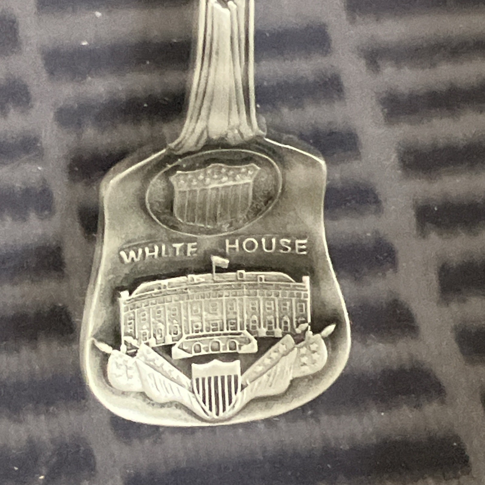 Presidential Ronald Regan And John F Kennedy Silver plated Spoon Set In Frame