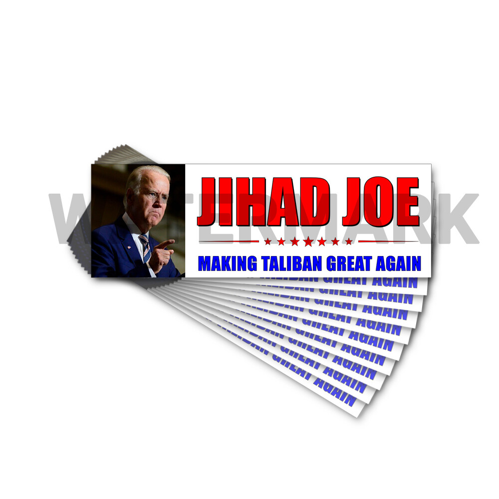 Jihad Joe Biden – Making Taliban Great Sticker President Anti Joe Biden 10 PACK