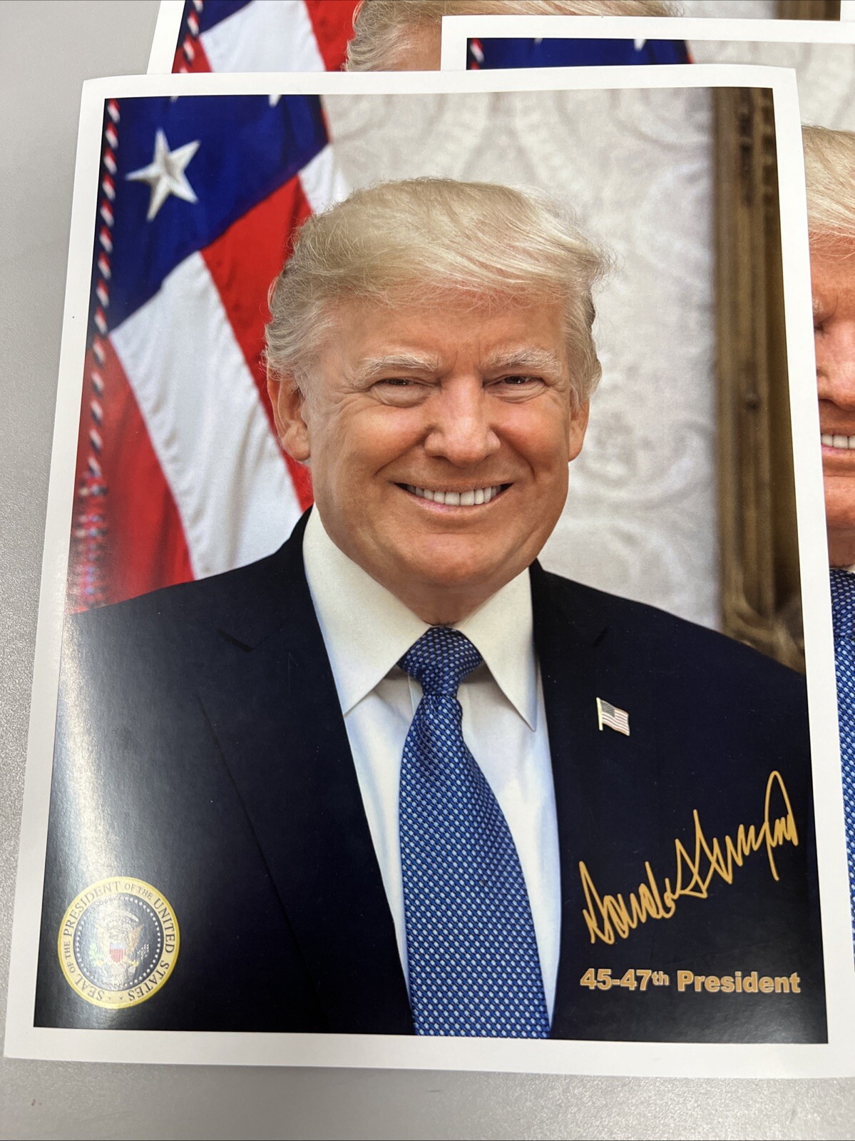 25 Donald Trump 47th President Photo MAGA Novelty Pictures Signs Lot 11″ x 8.5″
