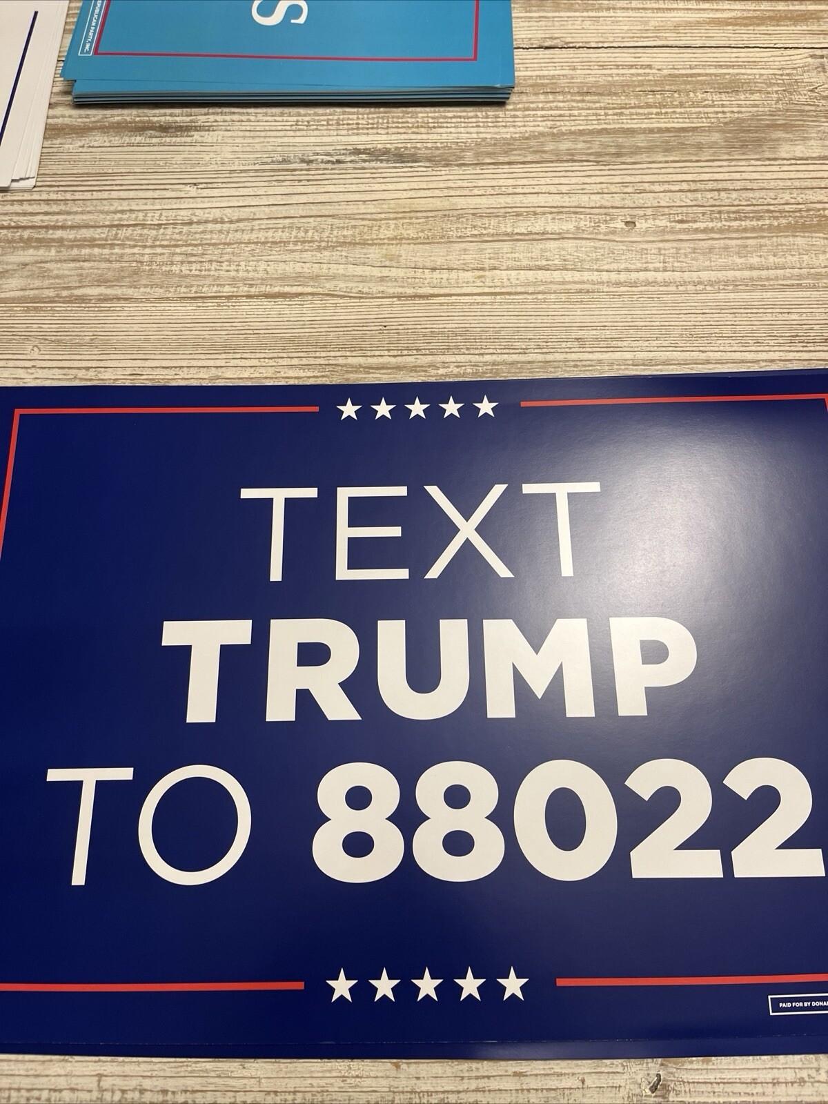 *INAUG SALE* Mix/Match any 2x Trump/Vance Official Campaign Placard Rally Signs