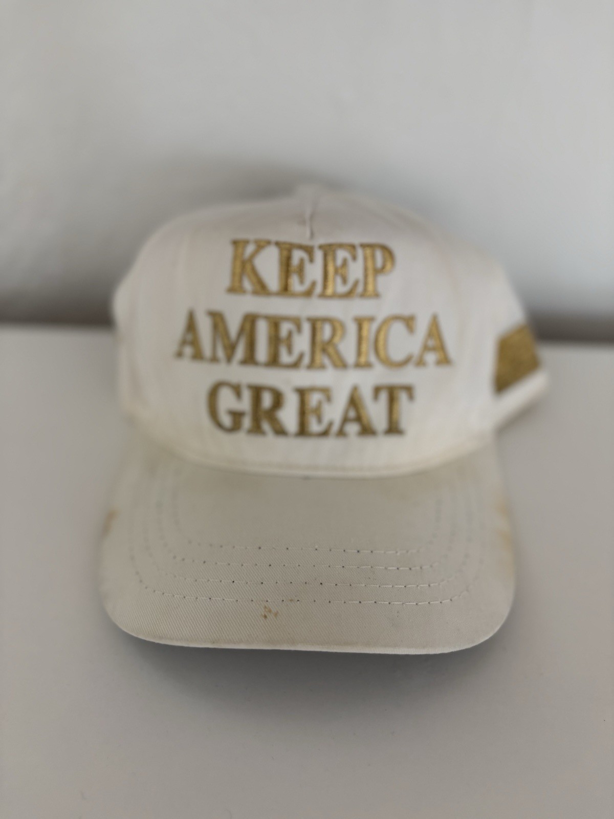 Keep America great KAG 2020 cap hat Cali Fame Boaters For Trump Authentic Gold