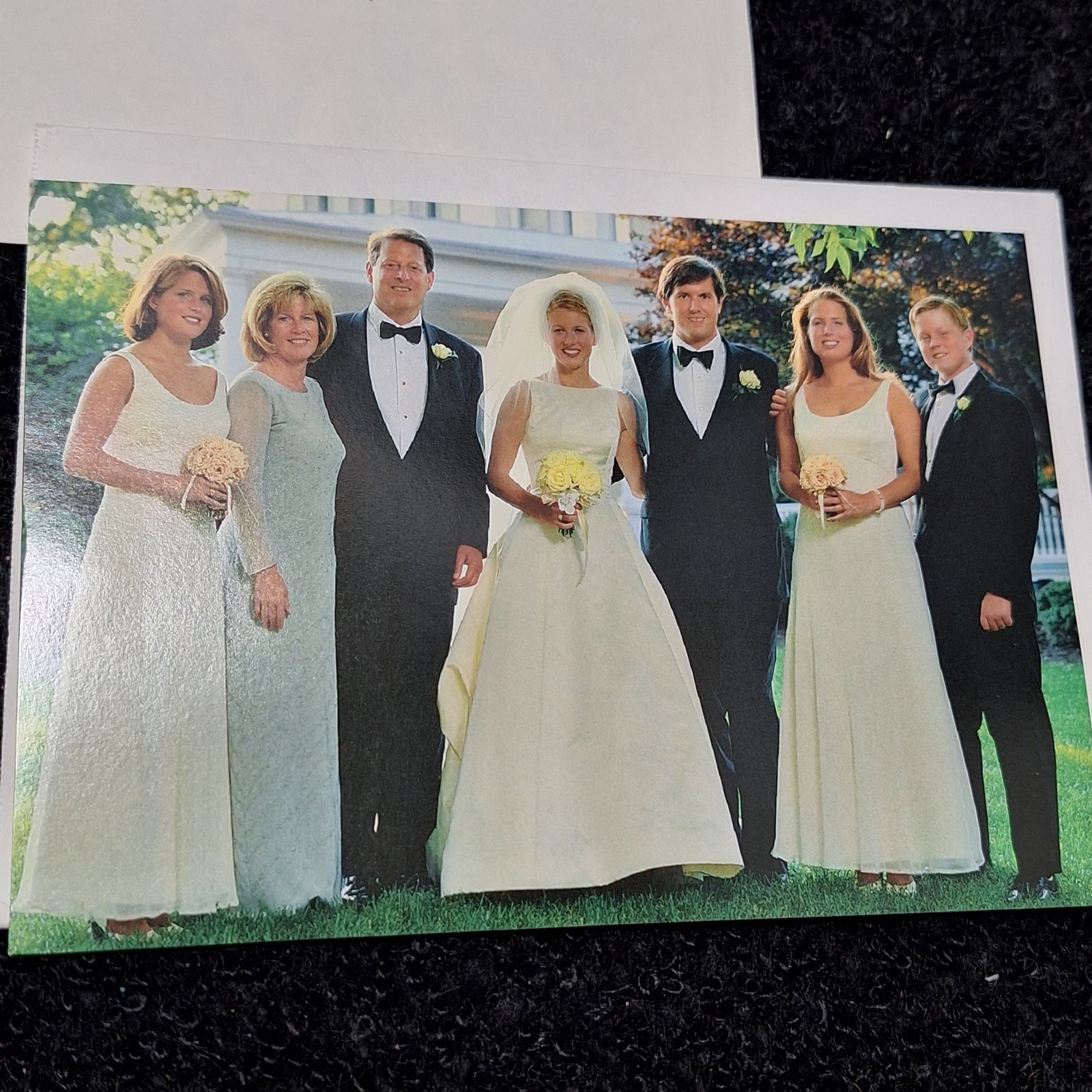 Vice President Al Gore Family Christmas Cards 1990s White House W/ Envelopes