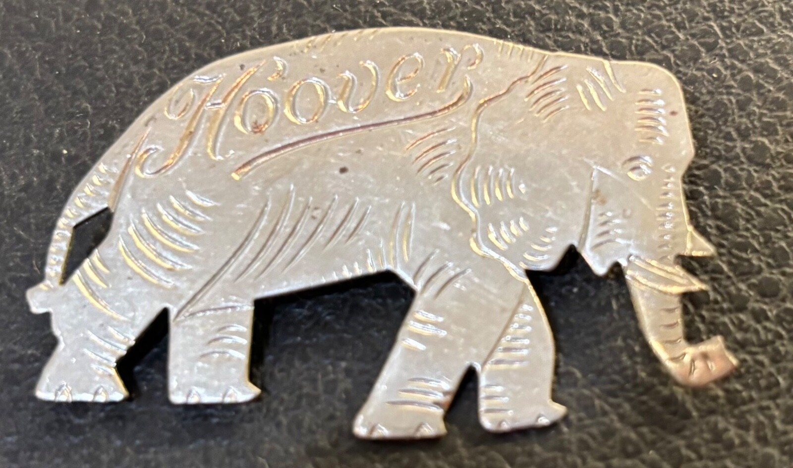Vintage 1928 Herbert Hoover Republican GOP Elephant Political Pin / Badge