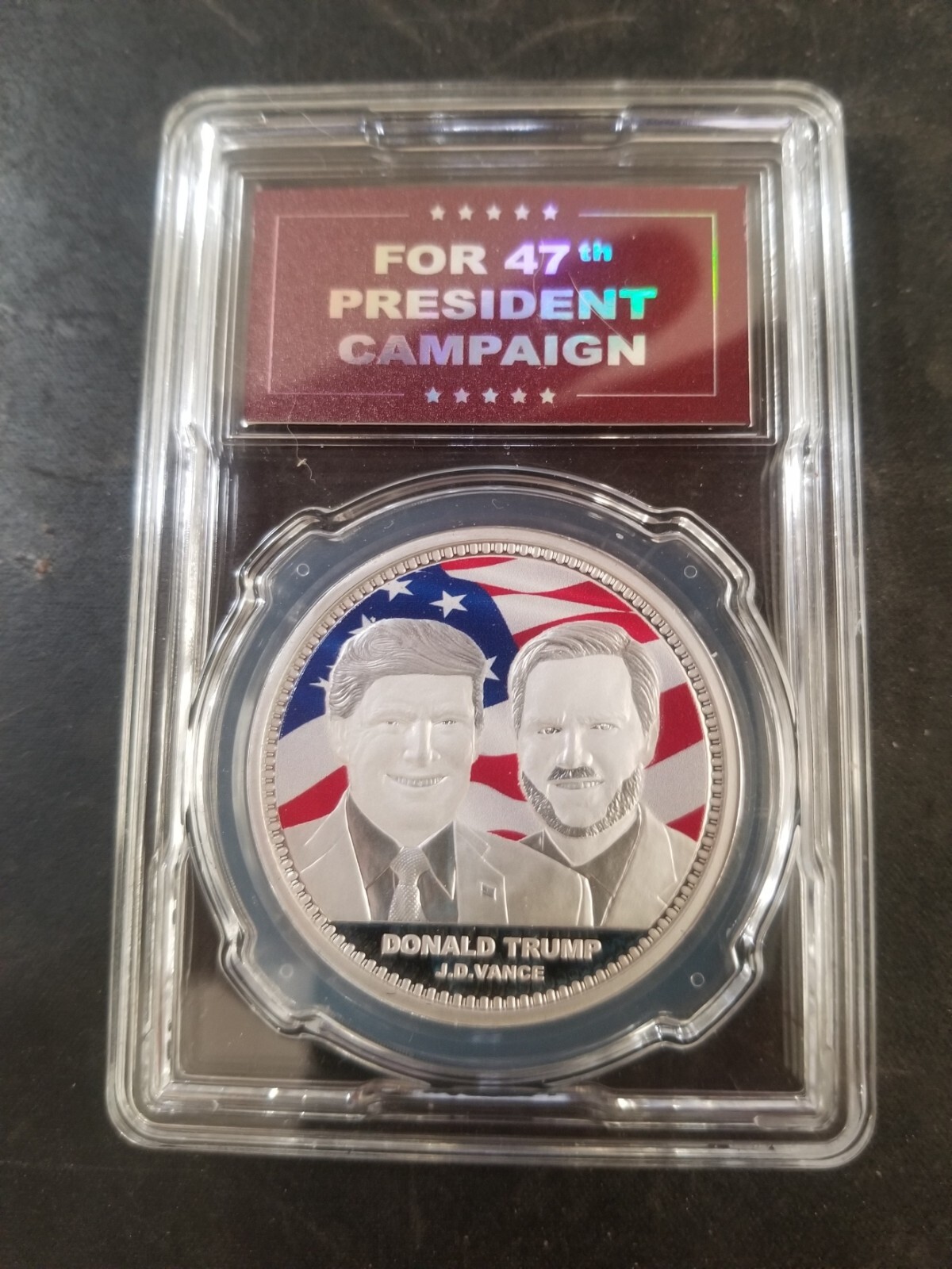 USA 2024 Trump and Vance – 47th Presidential Campaign Commemorative Medal