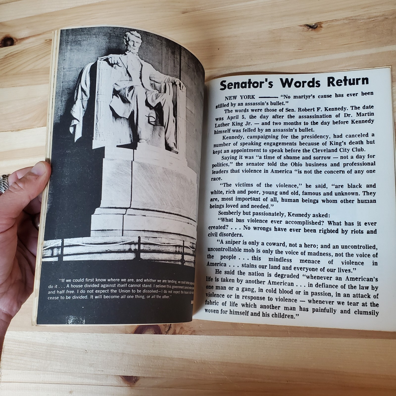 The Assassination of RFK 1968 Collectors Copy Rare Publication Vintage
